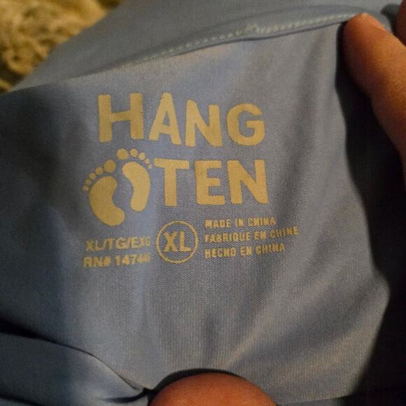 Hang Ten Women’s Long Sleeve Blue Activewear Top Size XL - Picture 3 of 10